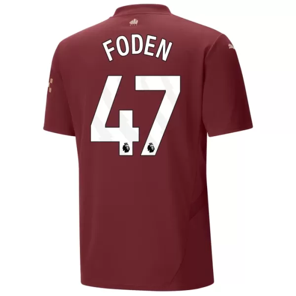 Manchester City Phil Foden 47 Tredjetrøye Barn 2024/2025