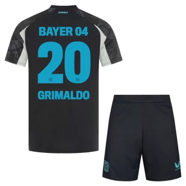 Bayer 04 Leverkusen Alejandro Grimaldo 20 Tredjetrøye Barn 2024/2025