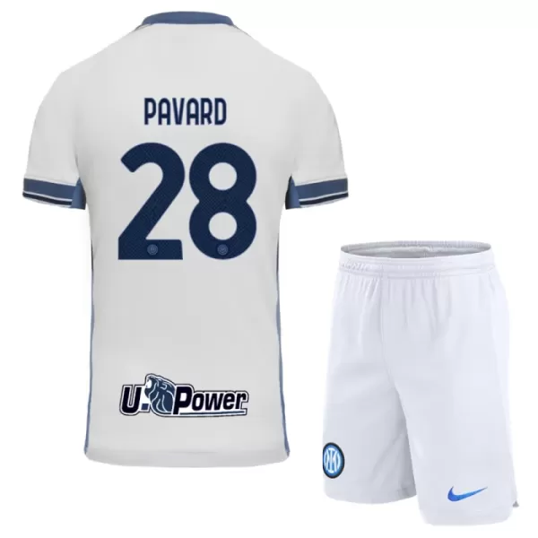 Inter Milan Pavard 28 Bortetrøye Barn 2024/2025