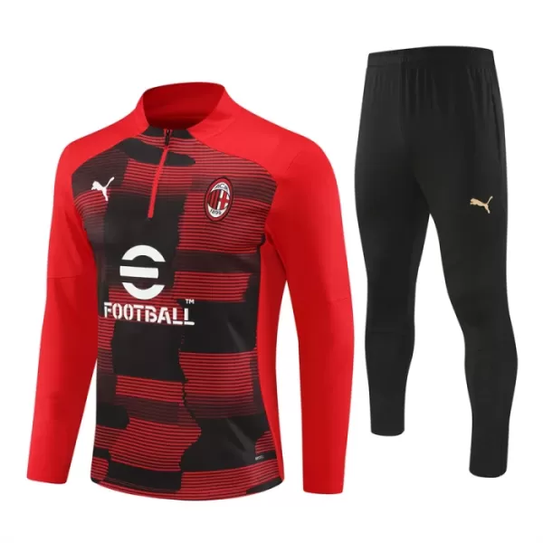 AC Milan Trenings Collegegenser Set 2024/2025 Rød