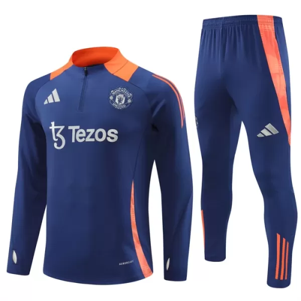 Manchester United Trenings Collegegenser Set 2024/2025 Navy