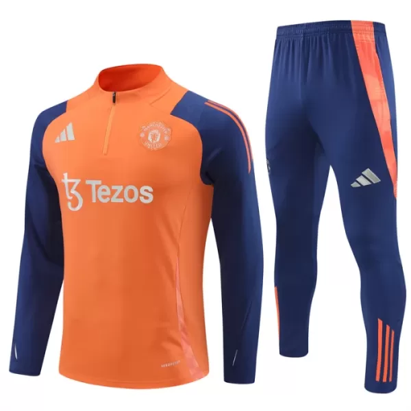 Manchester United Trenings Collegegenser Set 2024/2025 Oransje