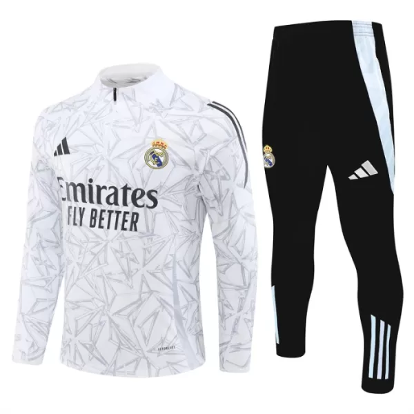 Real Madrid Trenings Collegegenser Set 2024/2025 Hvit