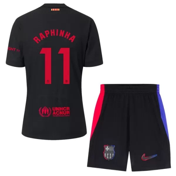 FC Barcelona Raphinha 11 Bortetrøye Barn 2024/2025