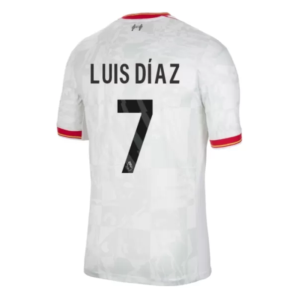 Liverpool Luis Díaz 7 Tredjetrøye 2024/2025