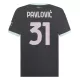 AC Milan Pavlovic 31 Tredjetrøye 2024/2025