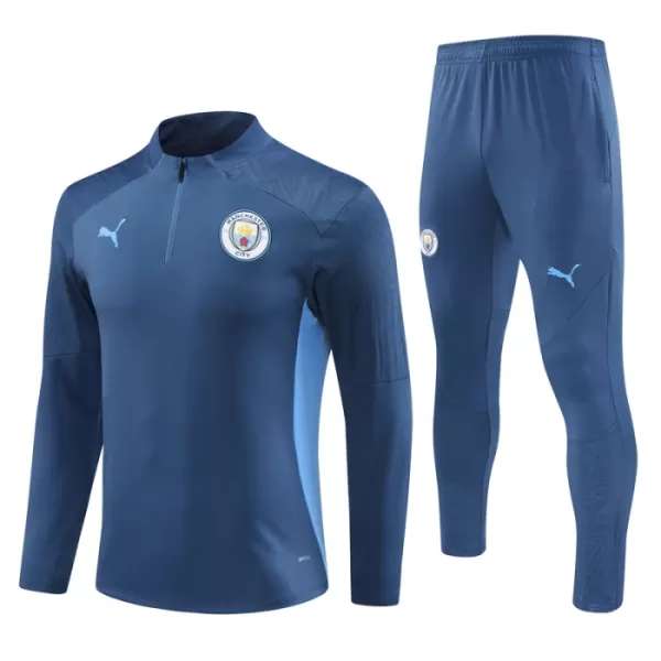 Manchester City Trenings Collegegenser Set 2024/2025 Navy