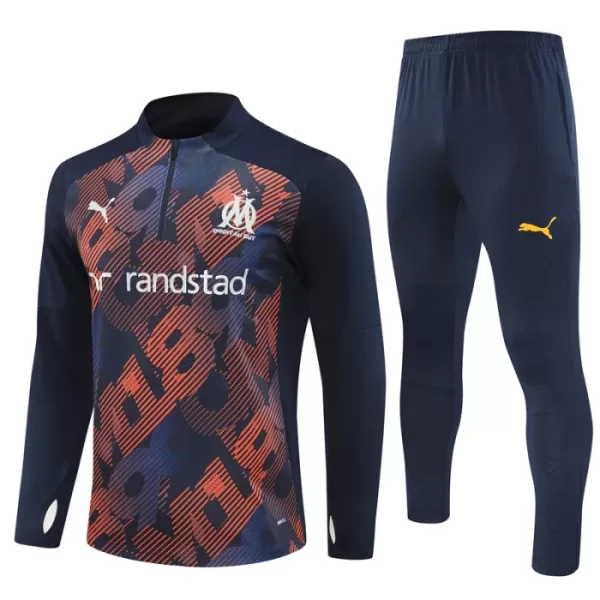 Olympique de Marseille Trenings Collegegenser Set 2024/2025 Navy