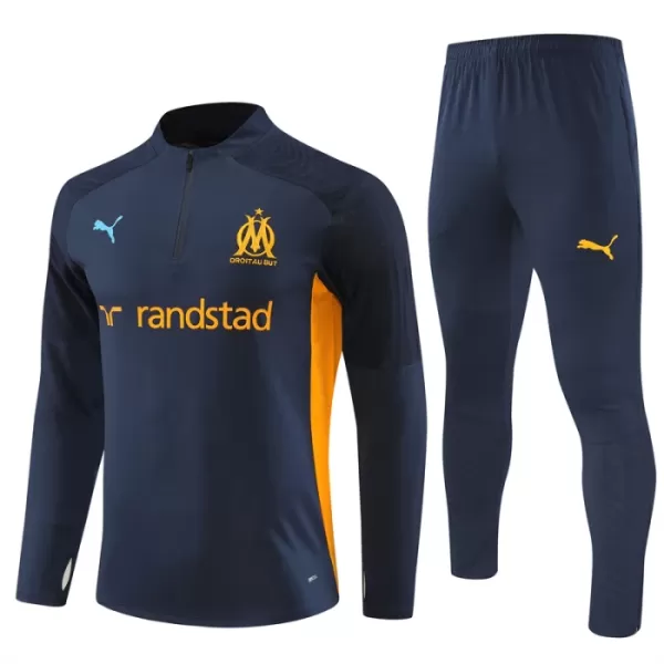 Olympique de Marseille Trenings Collegegenser Set 2024/2025 Navy