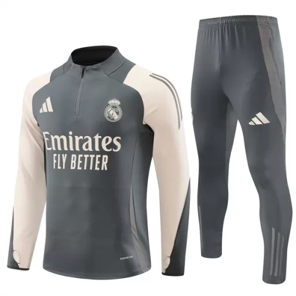 Real Madrid Trenings Collegegenser Set 2024/2025 Grå