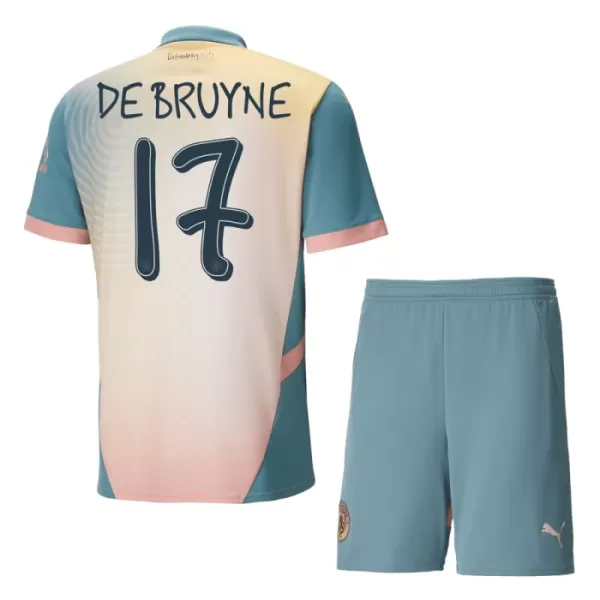 Manchester City Kevin De Bruyne 17 Fjerde trøye Barn 2024/2025