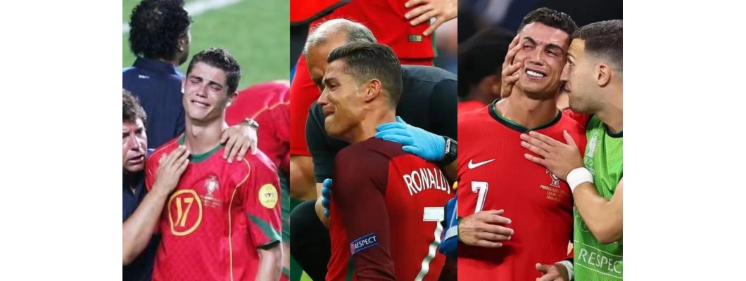 Tre tårer, selv om alderen fortsetter å gå forbi, eksisterer fortsatt hjertet som elsker portugisisk fotball